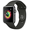 ساعت هوشمند اپل واچ 3 42mm Space Gray Aluminum Case with Black Sport Band